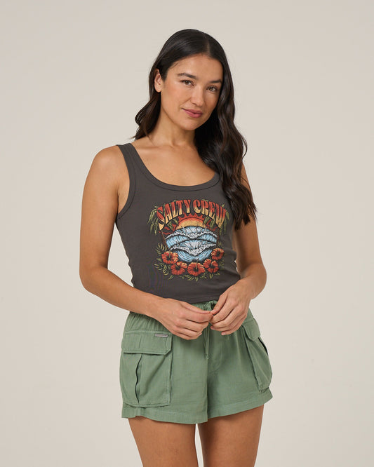 Salty Crew SC TOUR TANK - Charcoal