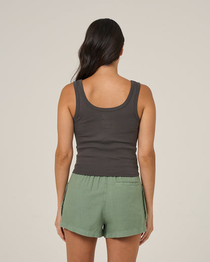 Salty Crew SC TOUR TANK - Charcoal