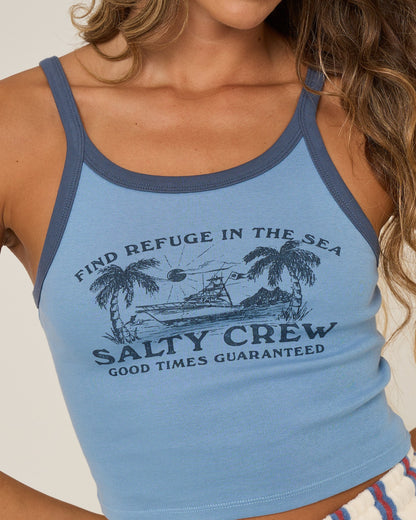 Salty Crew CHARTER TANK - Ash Blue