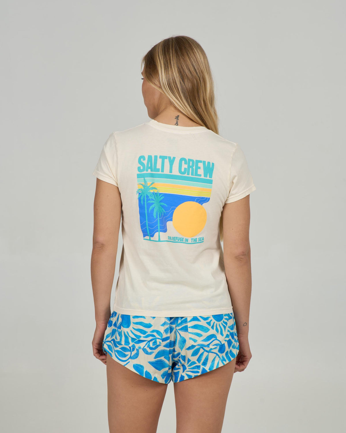 Salty Crew SIMPLICITY MODERN TEE - Off White
