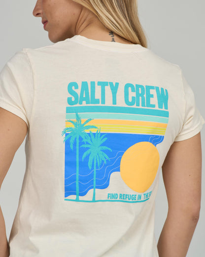 Salty Crew SIMPLICITY MODERN TEE - Off White