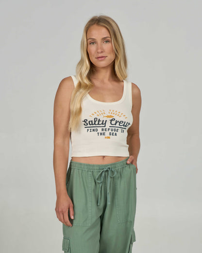 Salty Crew UNSCRIPTED TANK - Off White