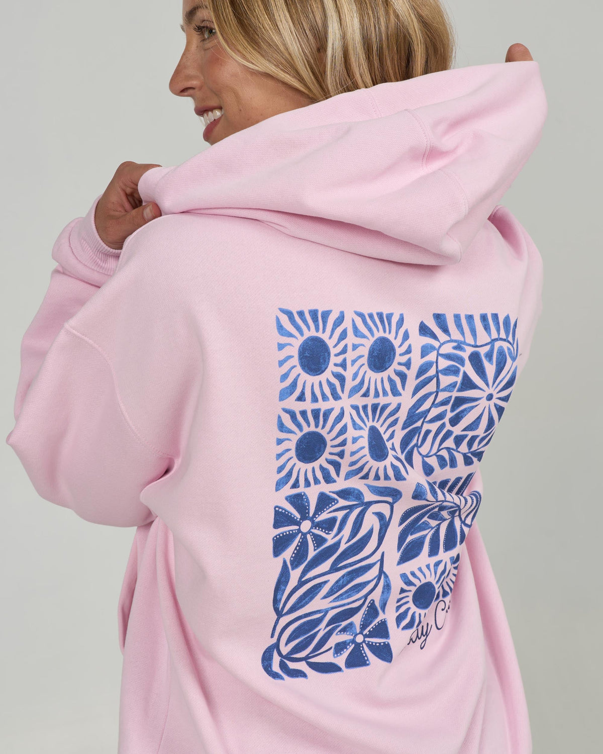Salty Crew SUNBLOCK HOODY - Pink Skies