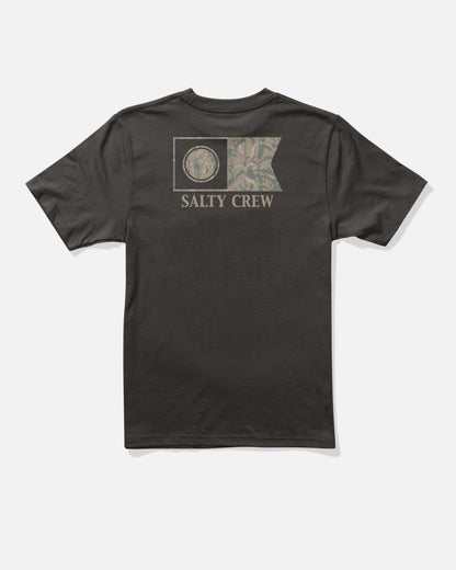 Salty Crew FLAGSHIP FILL BOYS SS TEE - Black