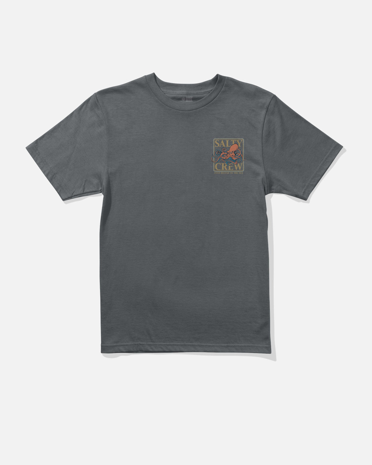 Salty Crew INK SLINGER BOYS SS TEE - Charcoal