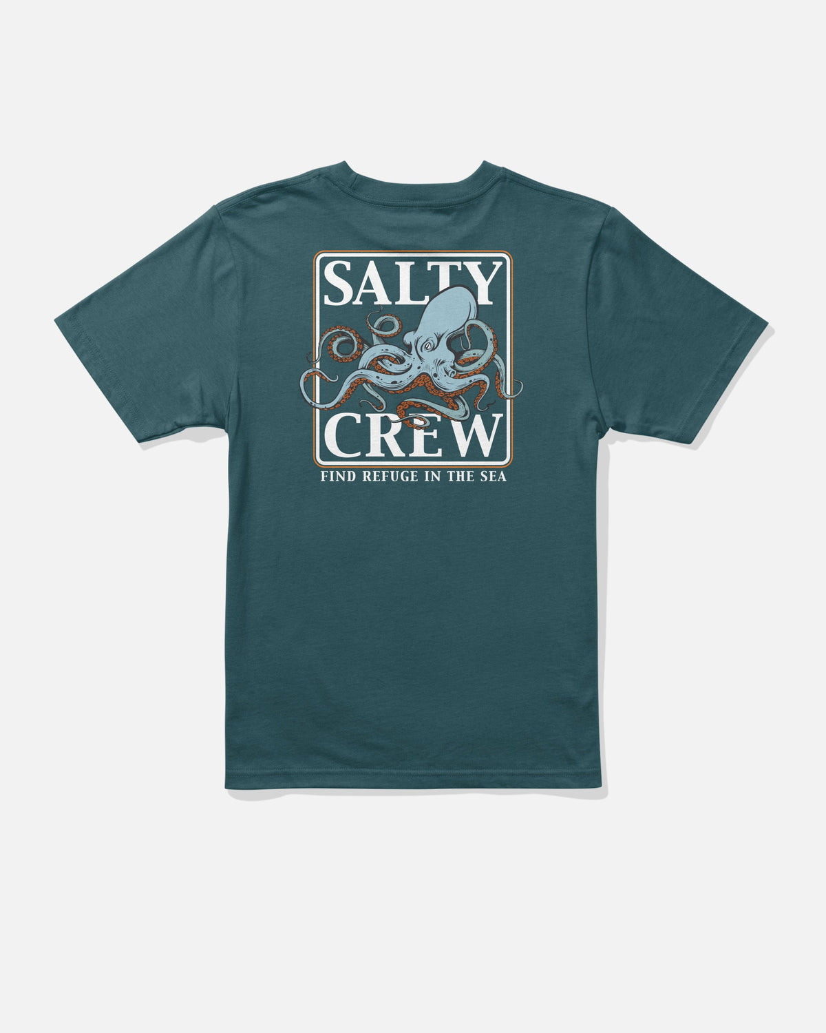 Salty Crew INK SLINGER BOYS SS TEE - Atlantic Blue
