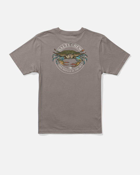 Salty Crew JIMMY BOYS SS TEE - Cinder