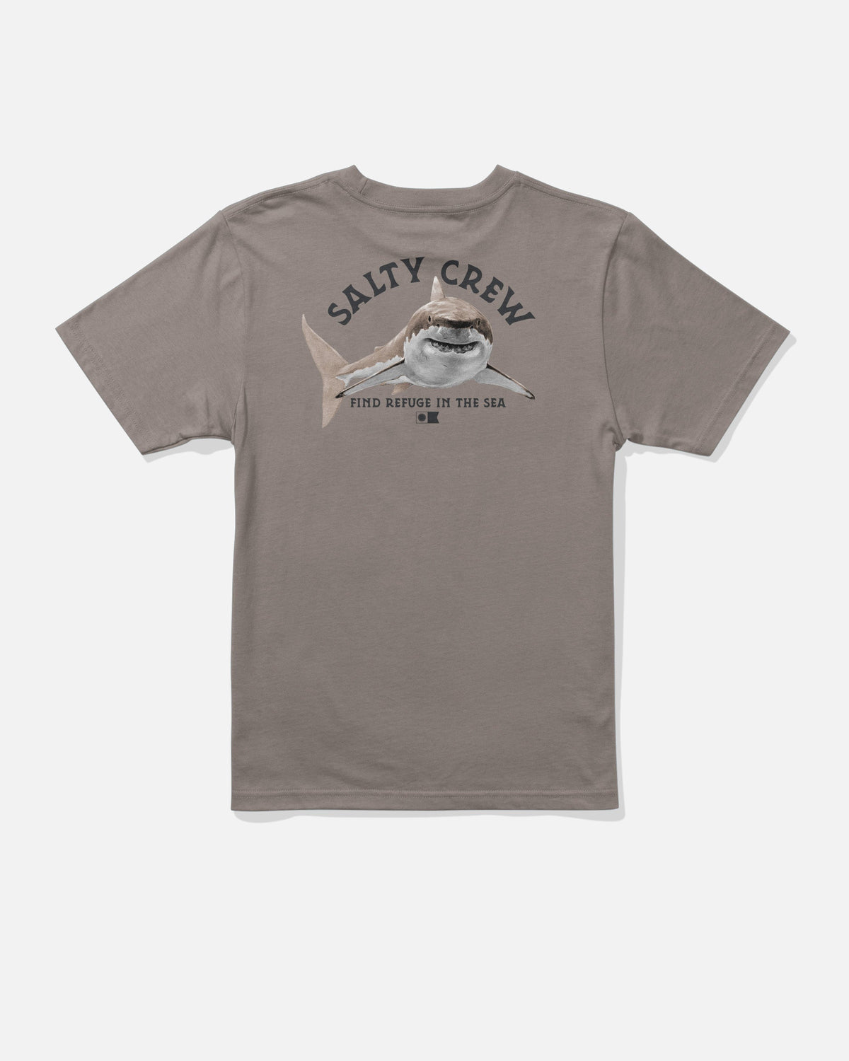 Salty Crew LURKING BOYS SS TEE - Cinder