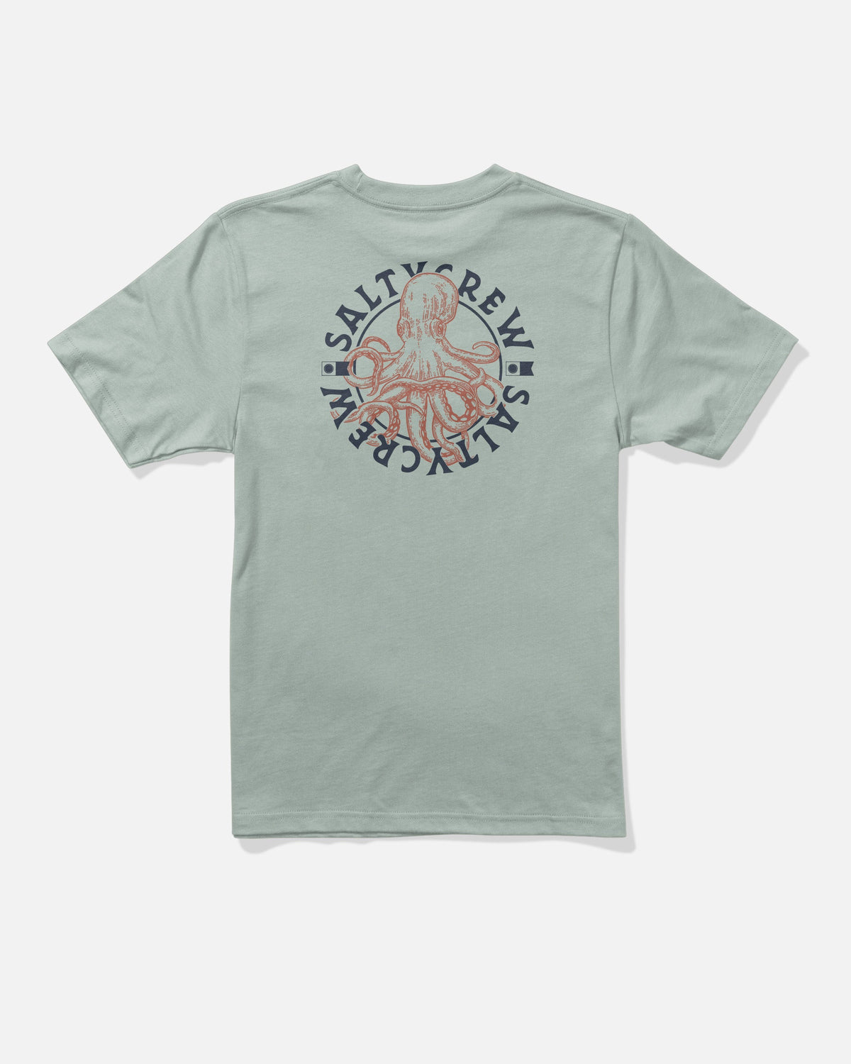 Salty Crew TENTACLES BOYS SS TEE - Aqua Grey