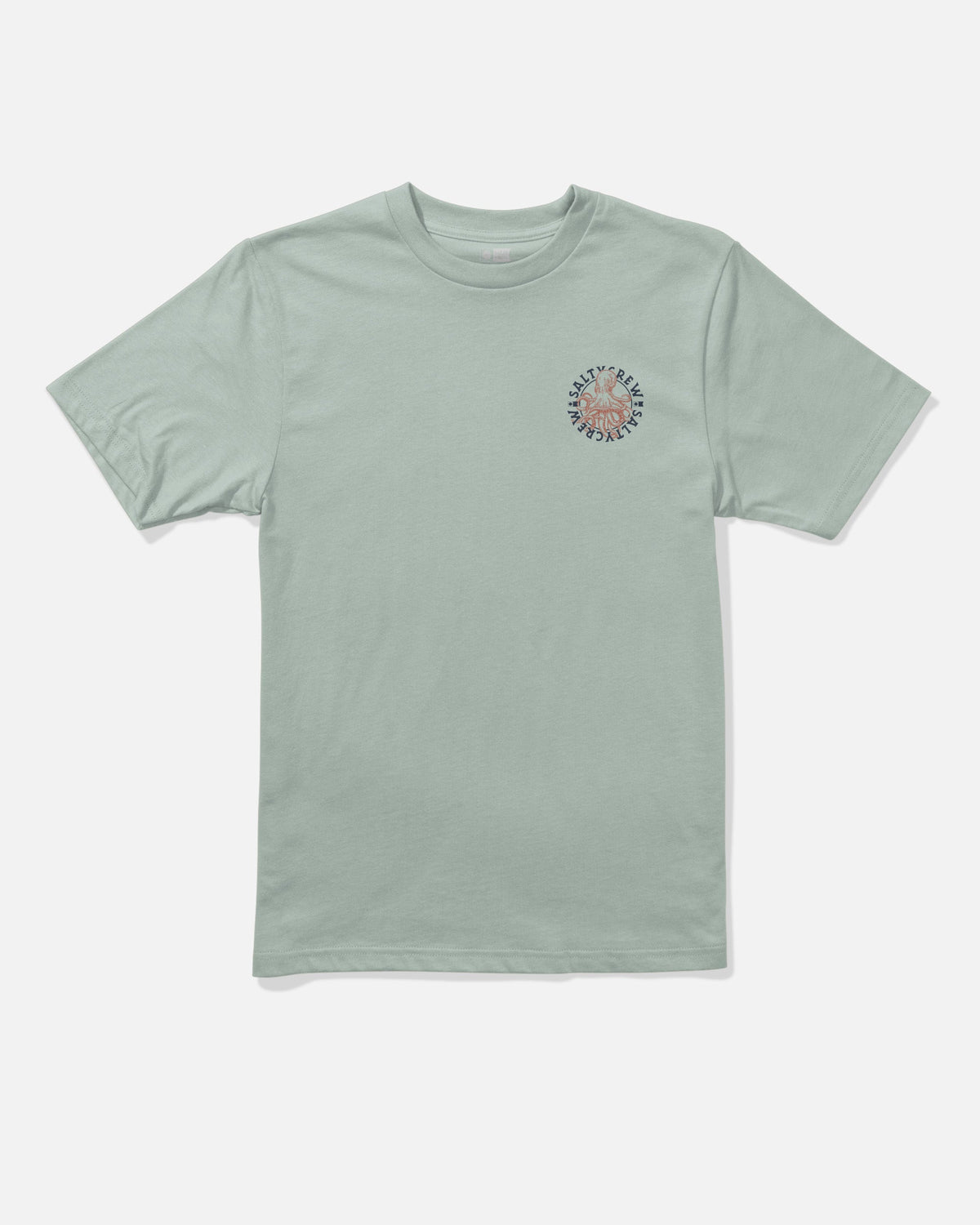 Salty Crew TENTACLES BOYS SS TEE - Aqua Grey