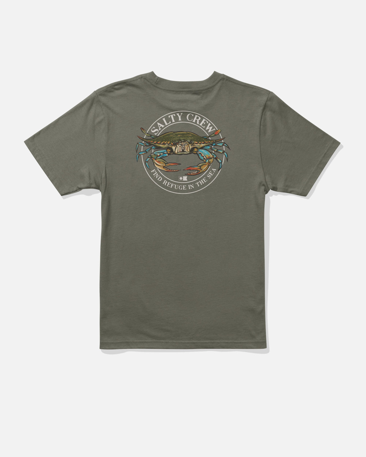 Salty Crew JIMMY BOYS SS TEE - Dusty Olive