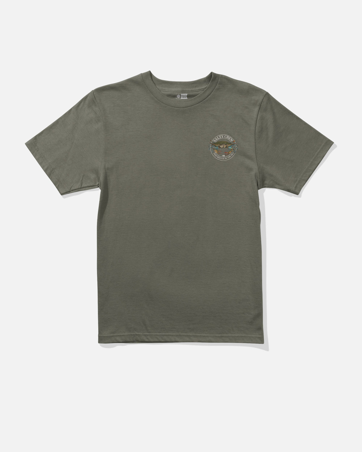 Salty Crew JIMMY BOYS SS TEE - Dusty Olive