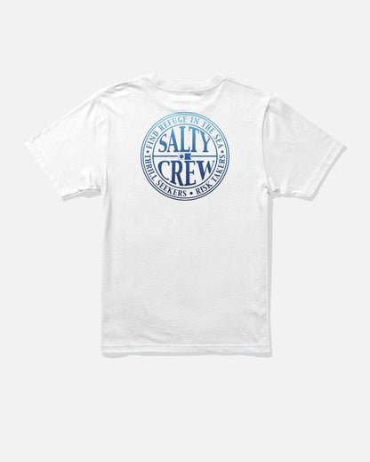 Salty Crew GLOBAL BOYS SS TEE - White