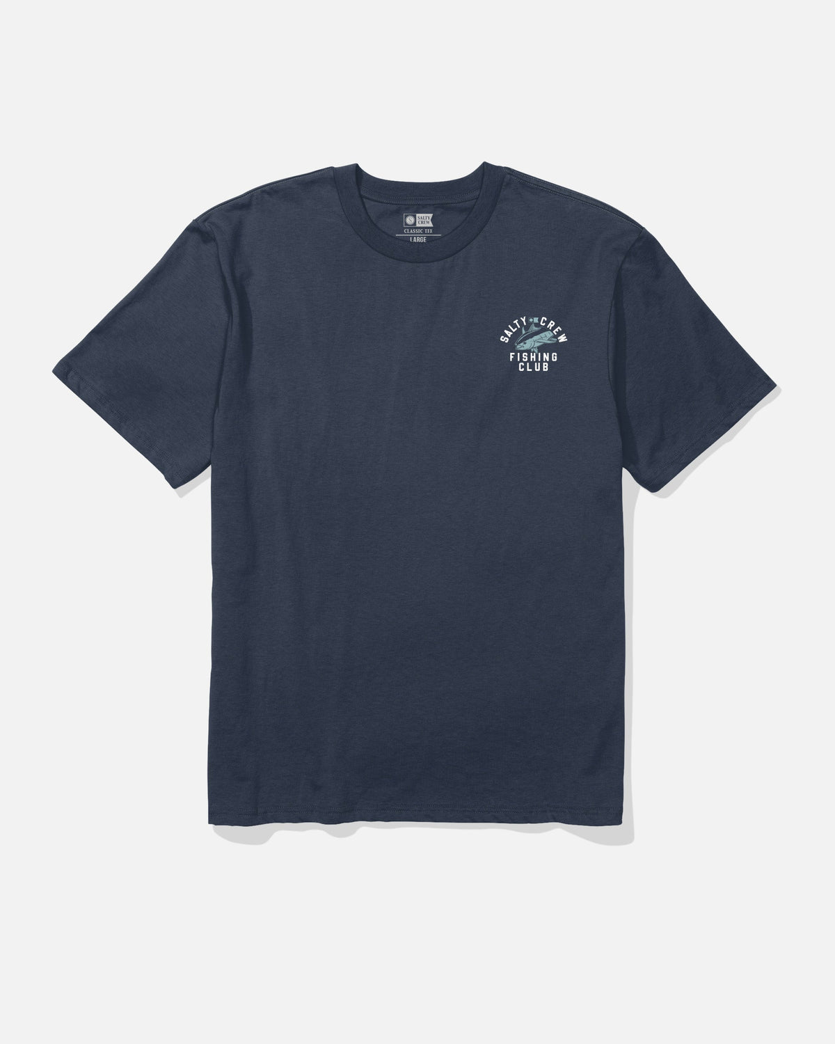 Salty Crew FISH CLUB CLASSIC SS TEE - Navy
