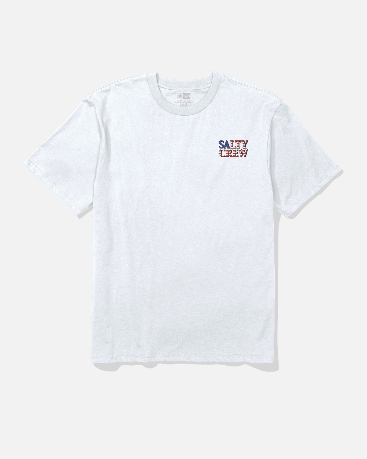 Salty Crew AMERICA OPTIC SS TEE - White