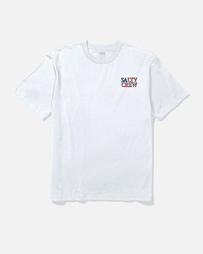 Salty Crew AMERICA OPTIC SS TEE - White