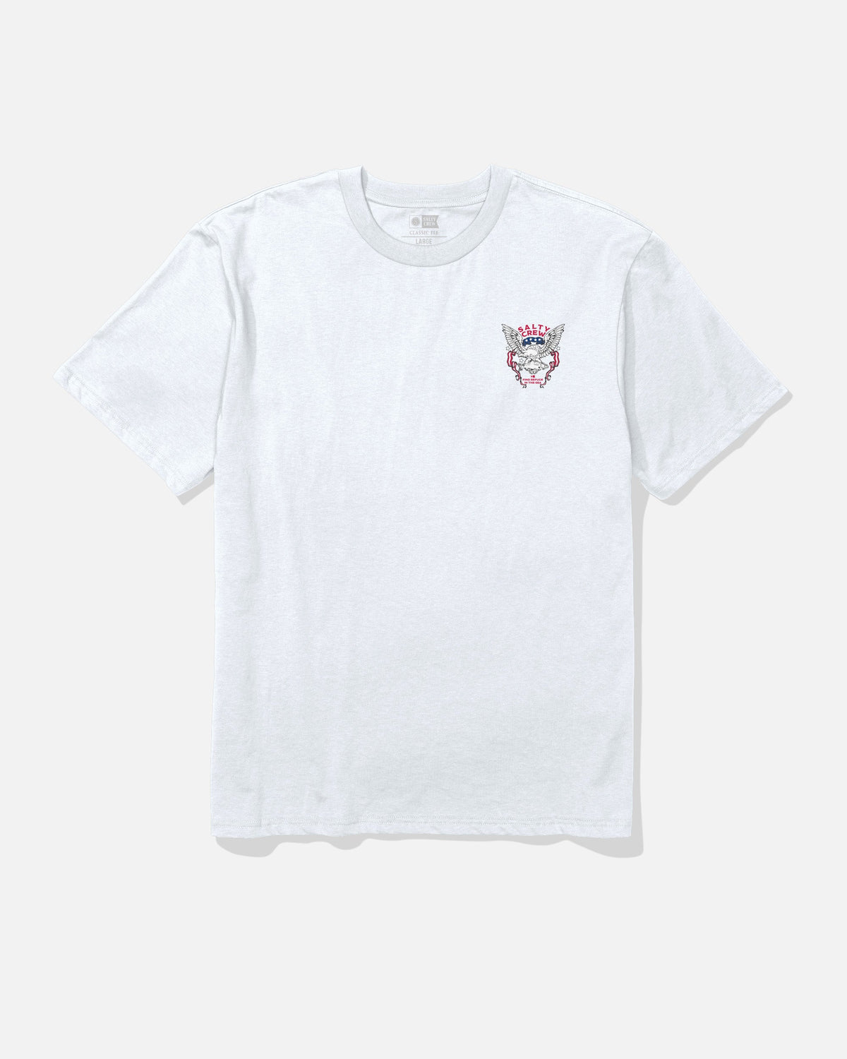 Salty Crew AMERICA TALON SS TEE - White