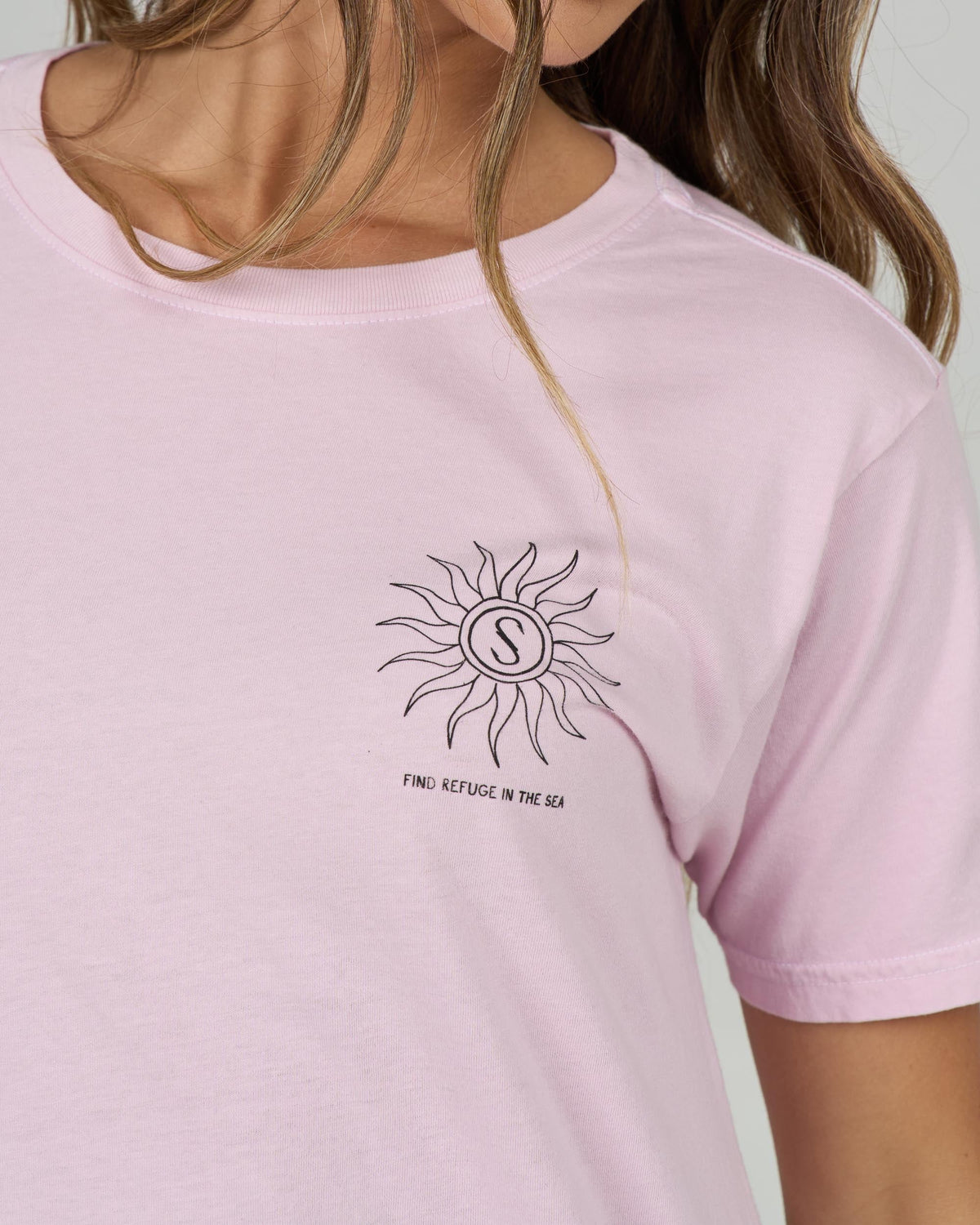 Salty Crew ZODIAC B.F. TEE - Pink Skies