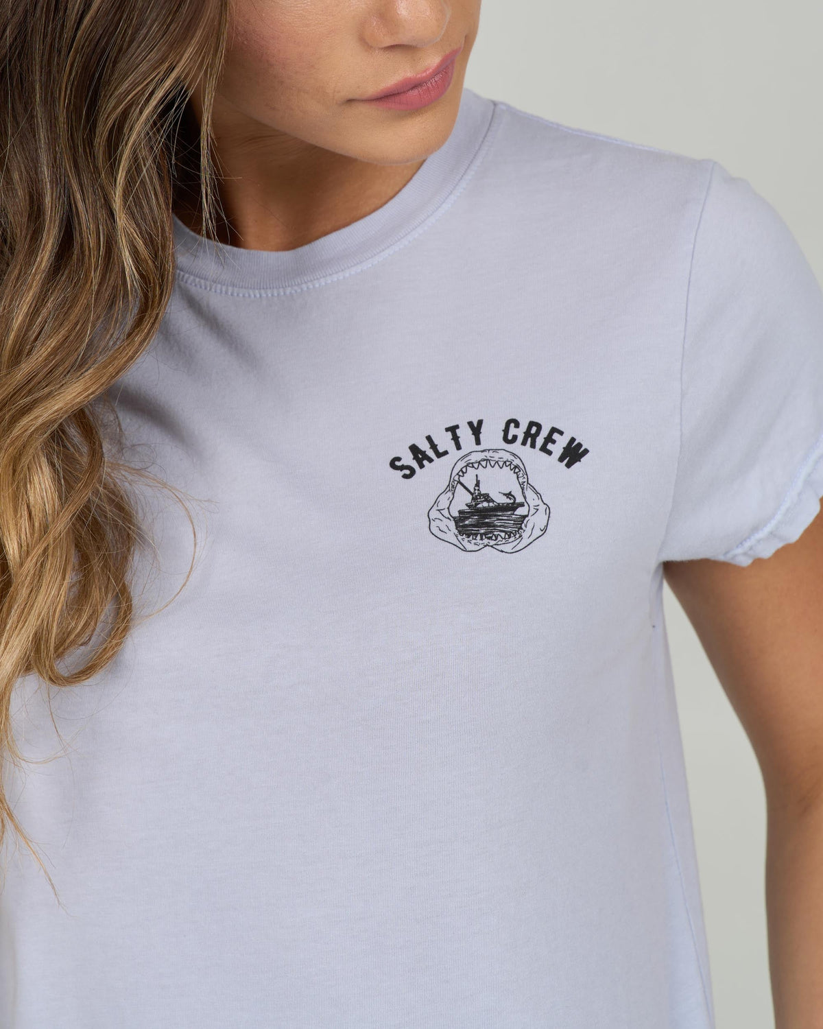 Salty Crew JAWBONE MODERN TEE - Fog