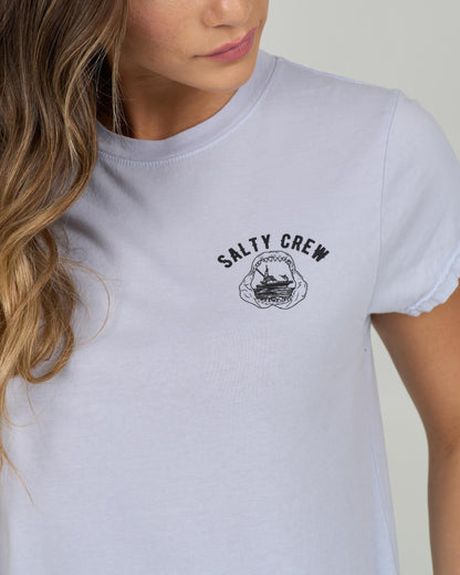 Salty Crew JAWBONE MODERN TEE - Fog