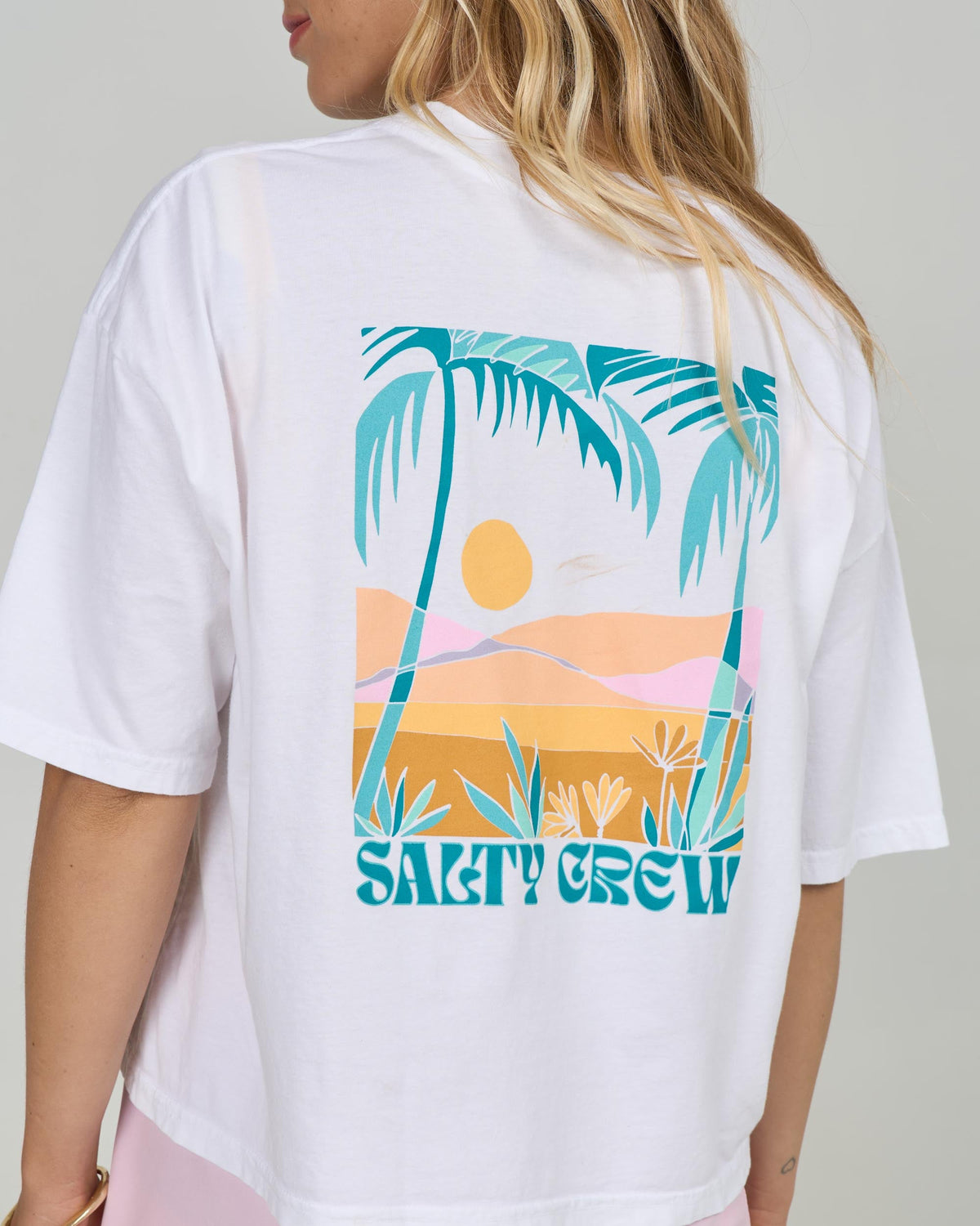 Salty Crew TRAVEL FAR SKIMMER TEE - White
