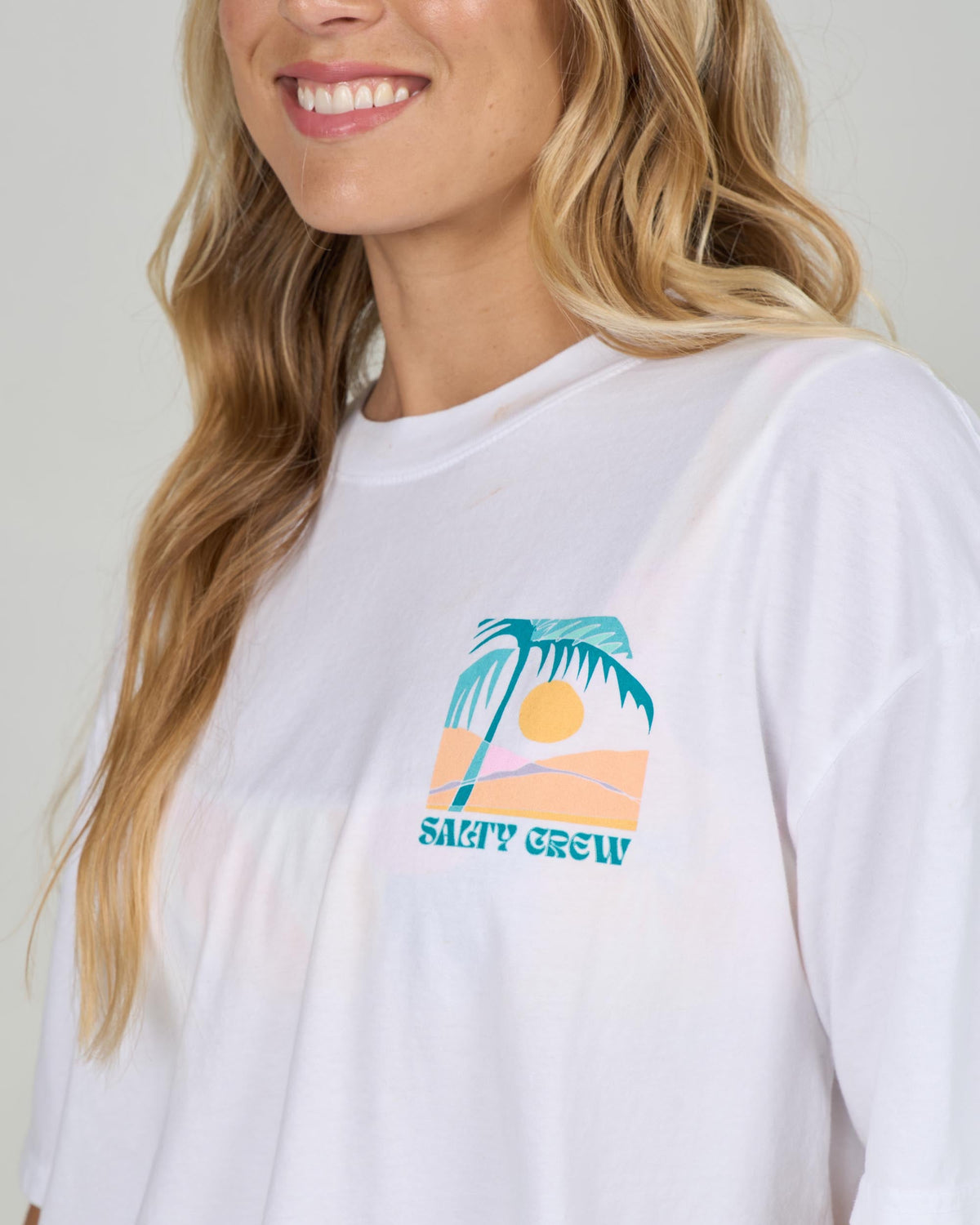 Salty Crew TRAVEL FAR SKIMMER TEE - White