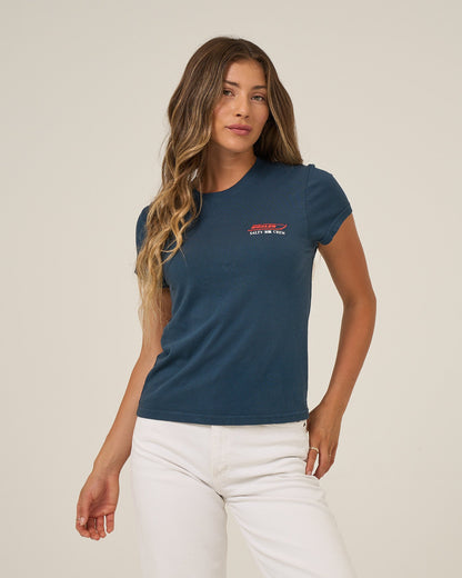 Salty Crew WHALER MODERN TEE - Midnight Navy