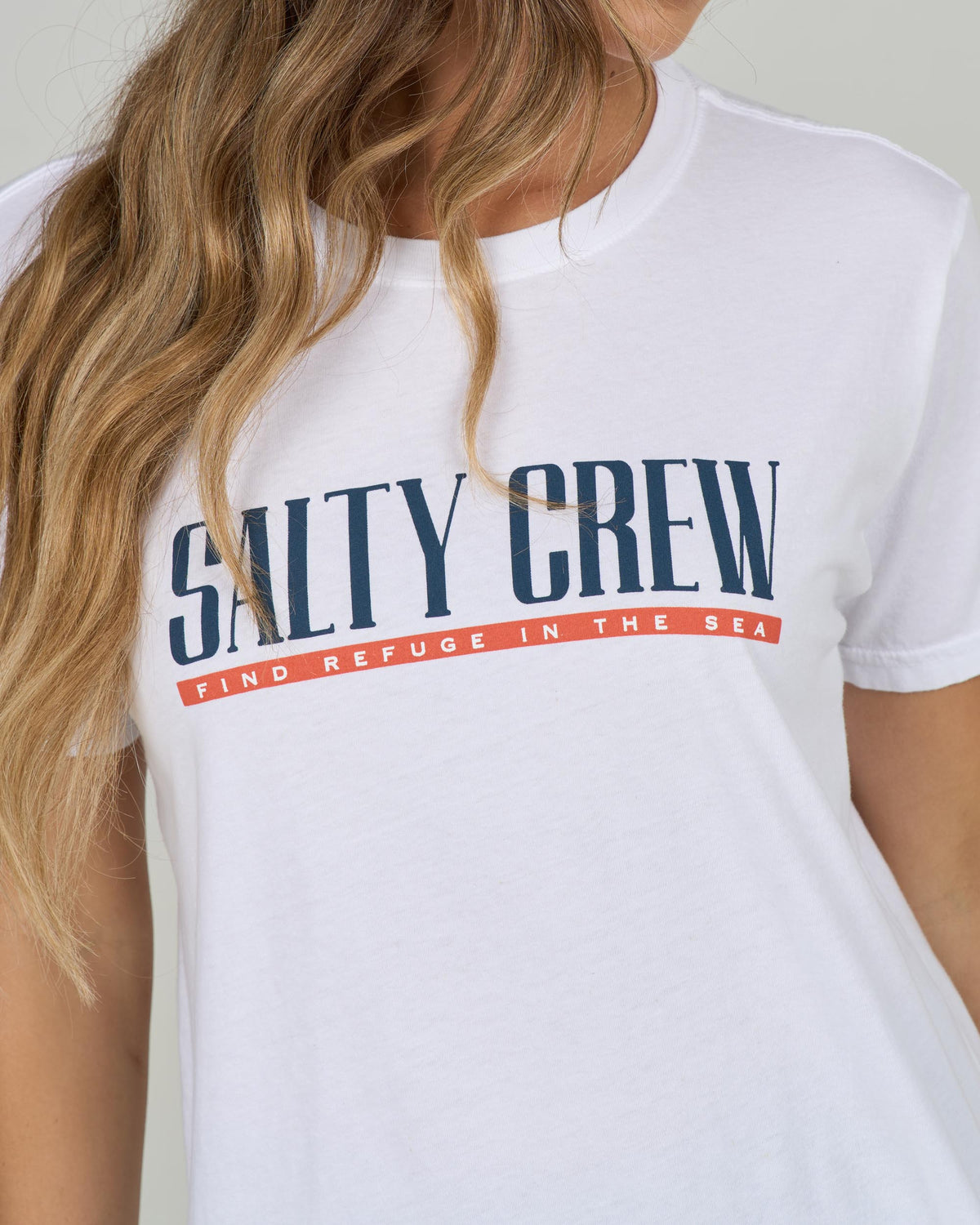 Salty Crew MARLIN PARADISE B.F. TEE - White