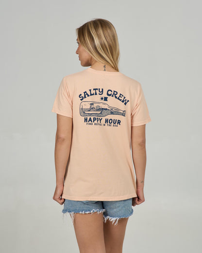Salty Crew HAPPY HOUR B.F. TEE - Apricot