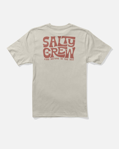Salty Crew FREESTYLE BOYS SS TEE - Bone