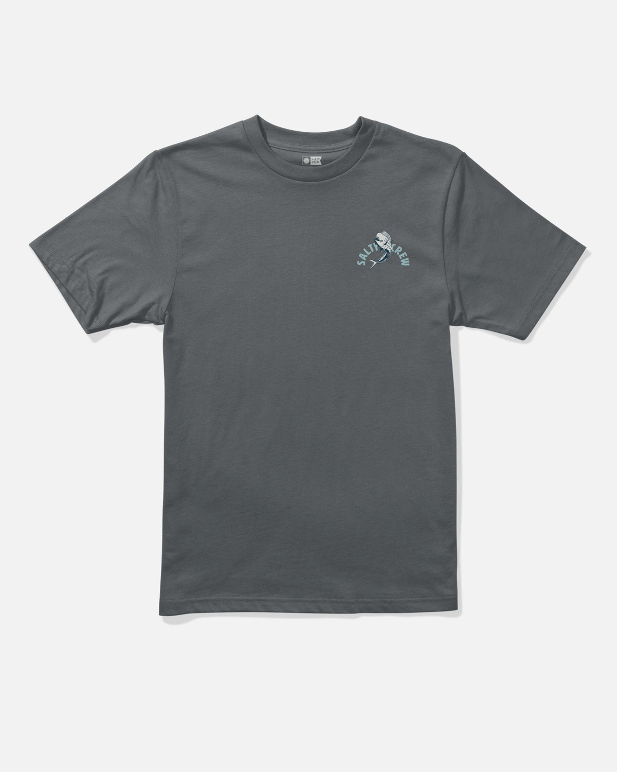 Salty Crew LEAPING BOYS SS TEE - Charcoal