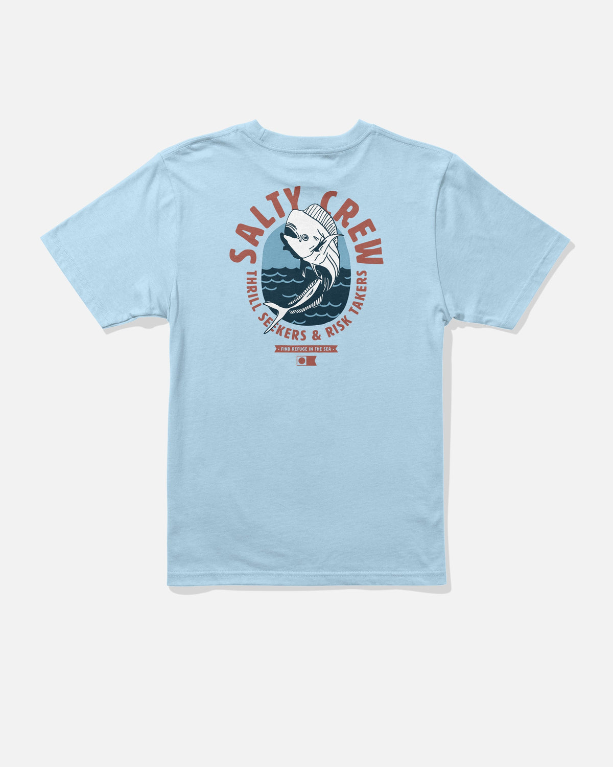 Salty Crew LEAPING BOYS SS TEE - Clear Sky