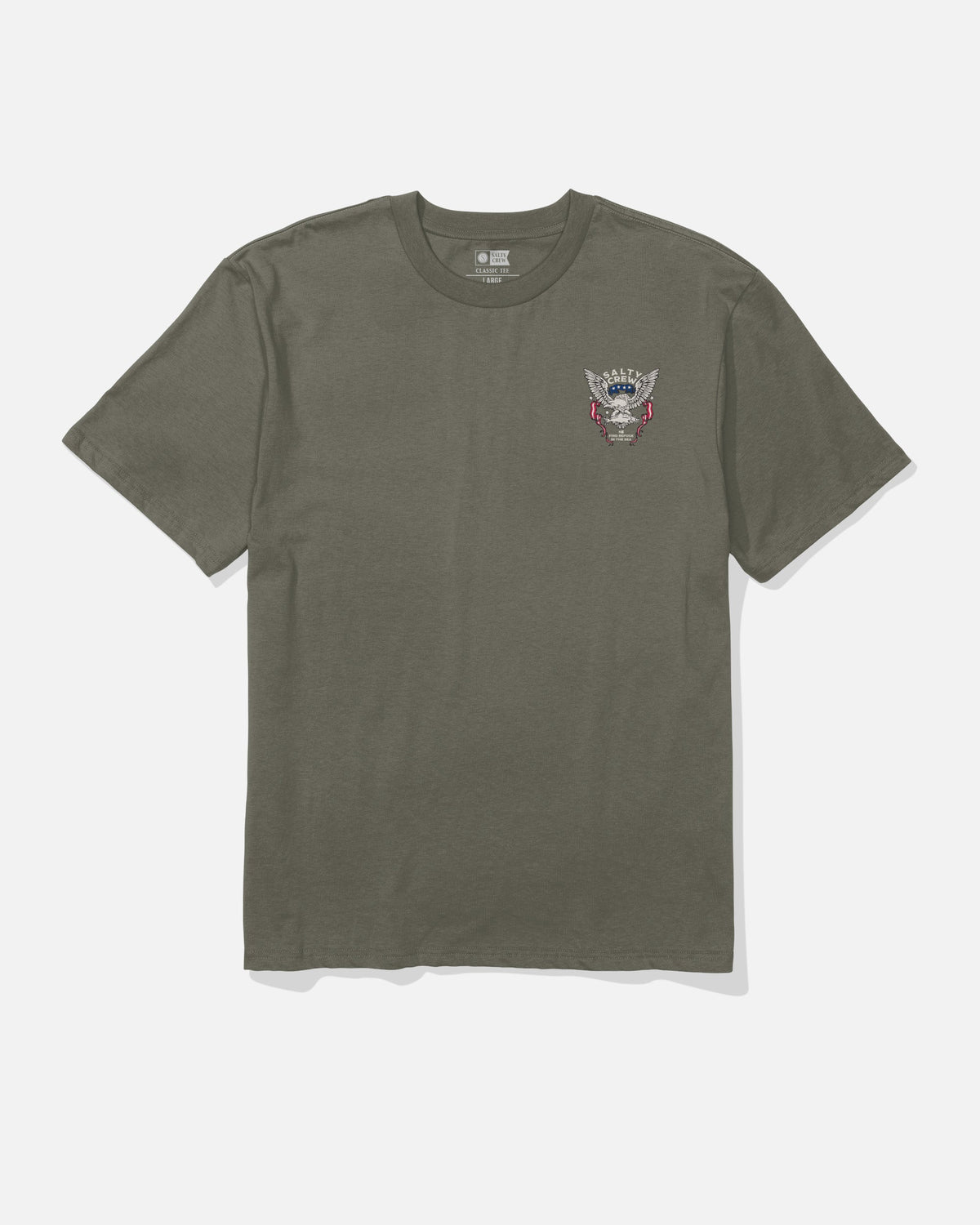 Salty Crew AMERICA TALON SS TEE - Dusty Olive