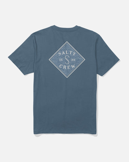 Salty Crew TIPPET FILL SS TEE - Slate