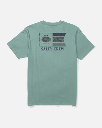 Salty Crew FLAGSHIP SS TEE - Mackerel