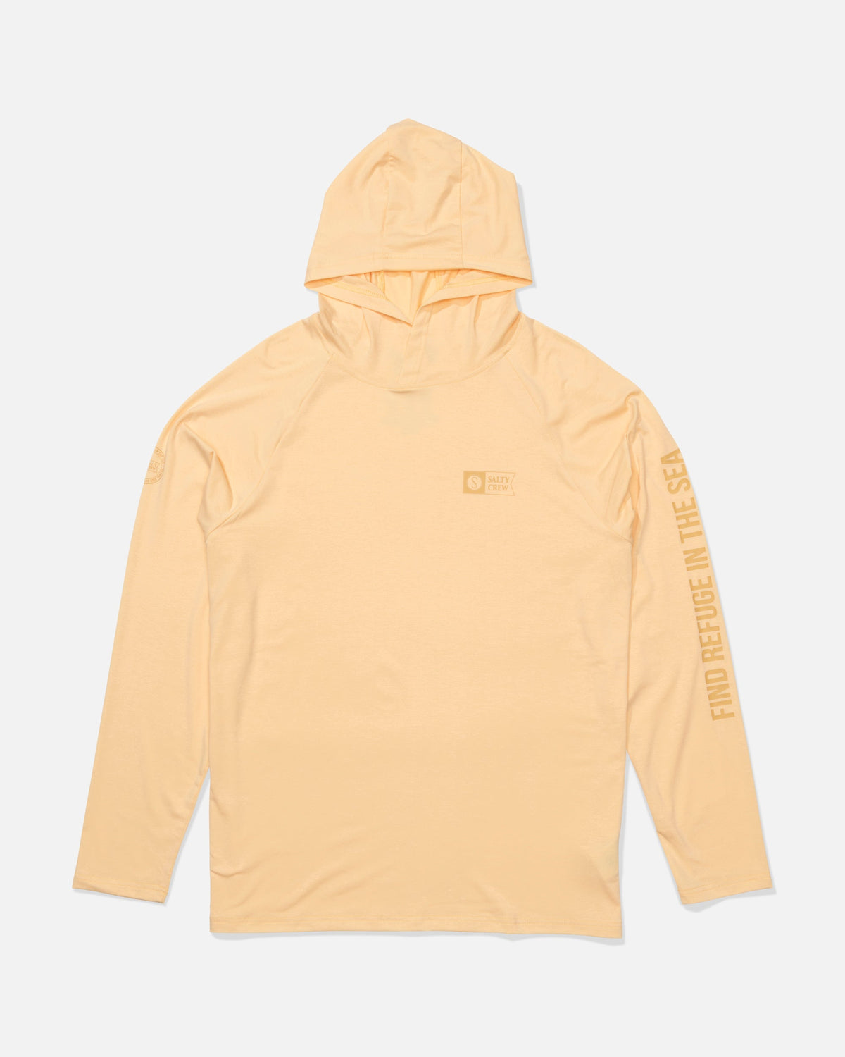 Salty Crew MARINER LITE UV HOOD - Light Coral