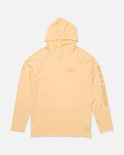 Salty Crew MARINER LITE UV HOOD - Light Coral