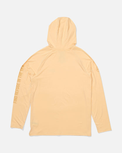 Salty Crew MARINER LITE UV HOOD - Light Coral
