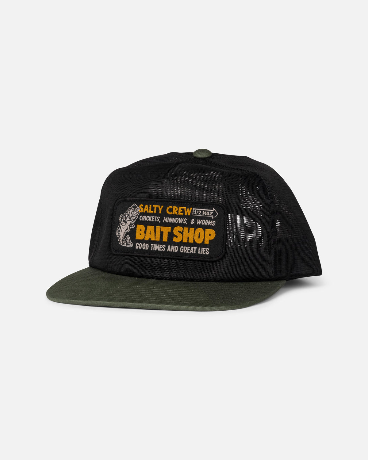 Salty Crew BAIT SHOP TRUCKER - Green/Black