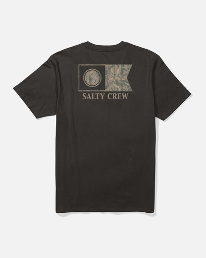 Salty Crew FLAGSHIP SS TEE - Black