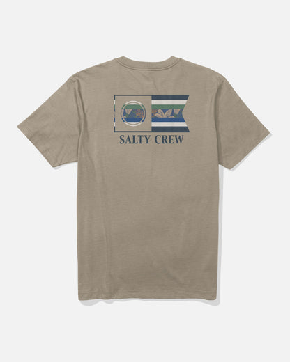 Salty Crew FLAGSHIP SS TEE - Twig