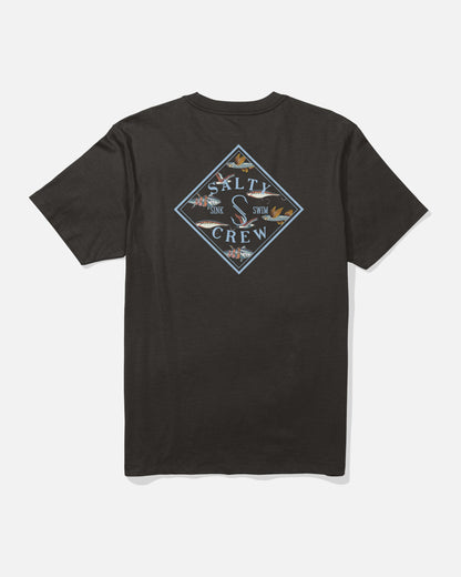 Salty Crew TIPPET FILL SS TEE - Black