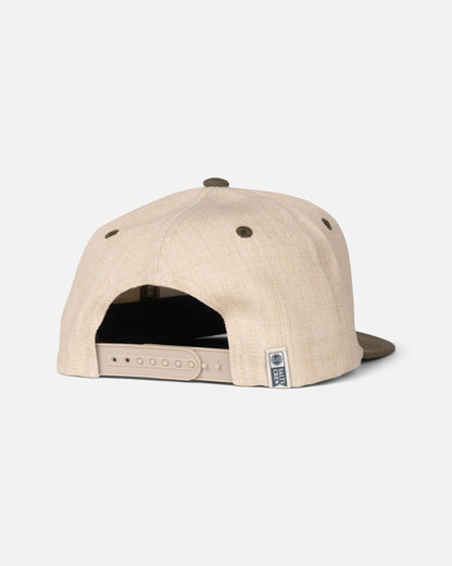 Salty Crew TAKO CLUB SNAPBACK - Natural/Olive