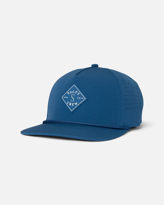 Salty Crew LONG RANGE SNAPBACK - Cast Blue