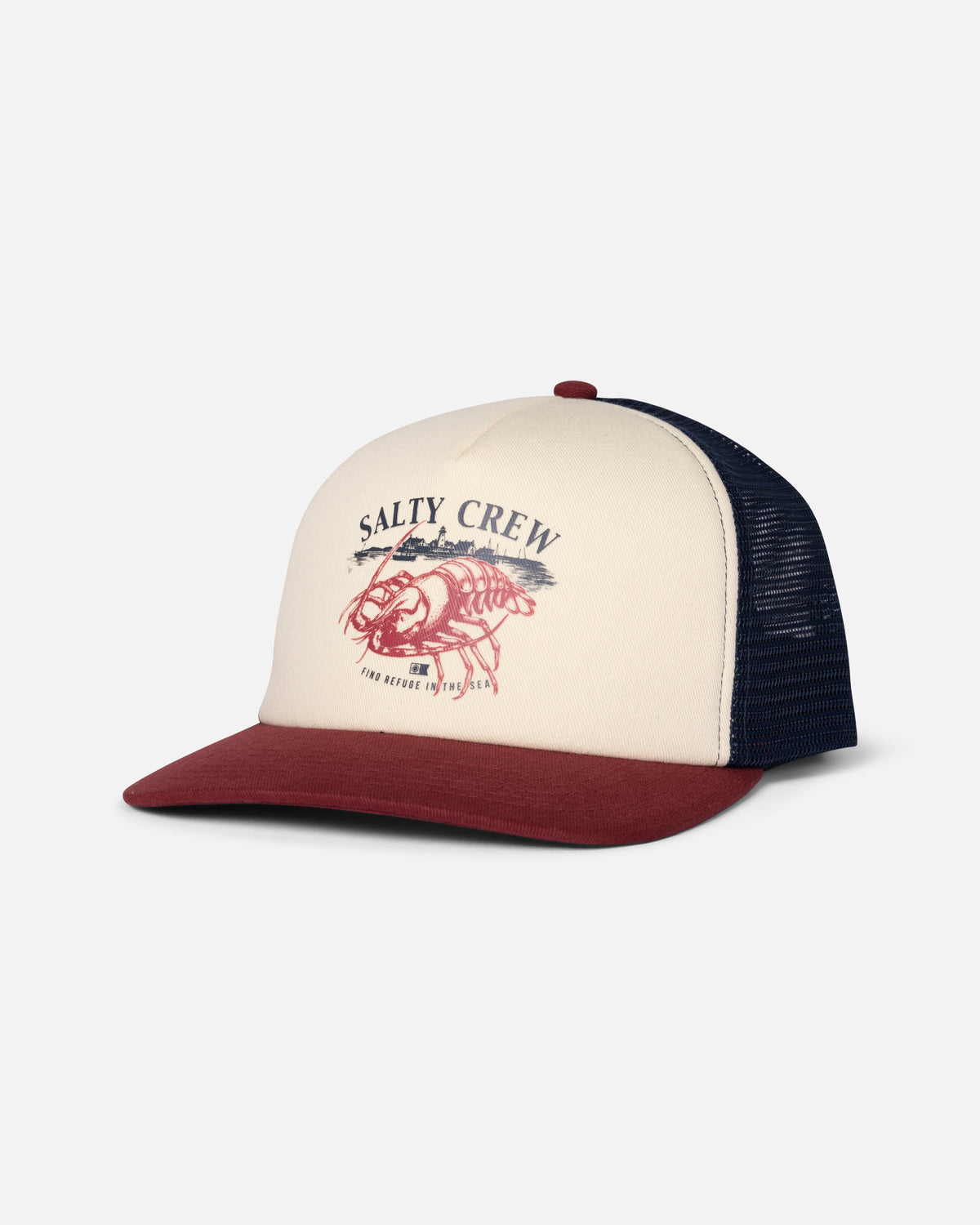 Salty Crew GOOD TIMES FOAMIE TRUCKER - Garnet