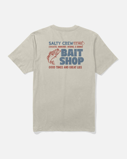Salty Crew BAIT SHOP SS TEE - Bone