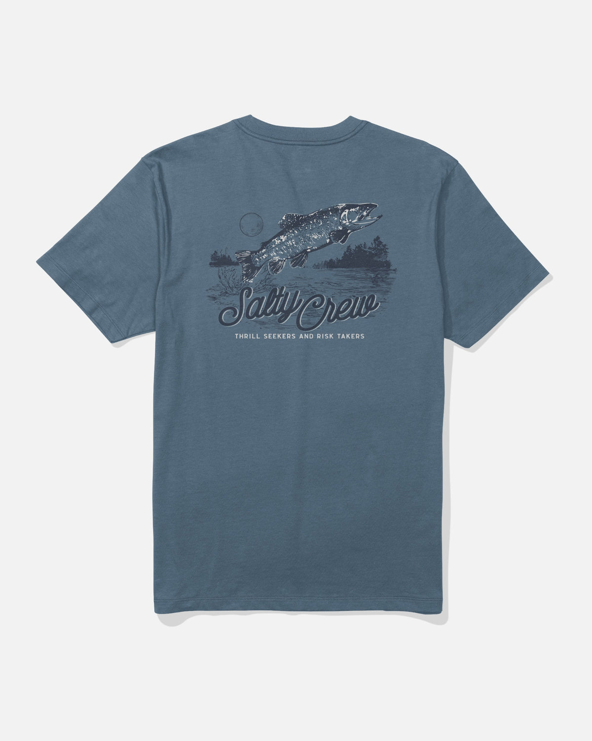 Salty Crew FISH FEST SS TEE - Slate