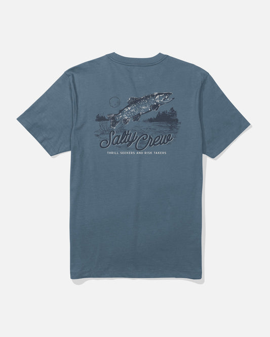 Salty Crew FISH FEST SS TEE - Slate