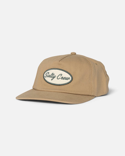 Salty Crew SHOP SCRIPT SNAPBACK - Natural