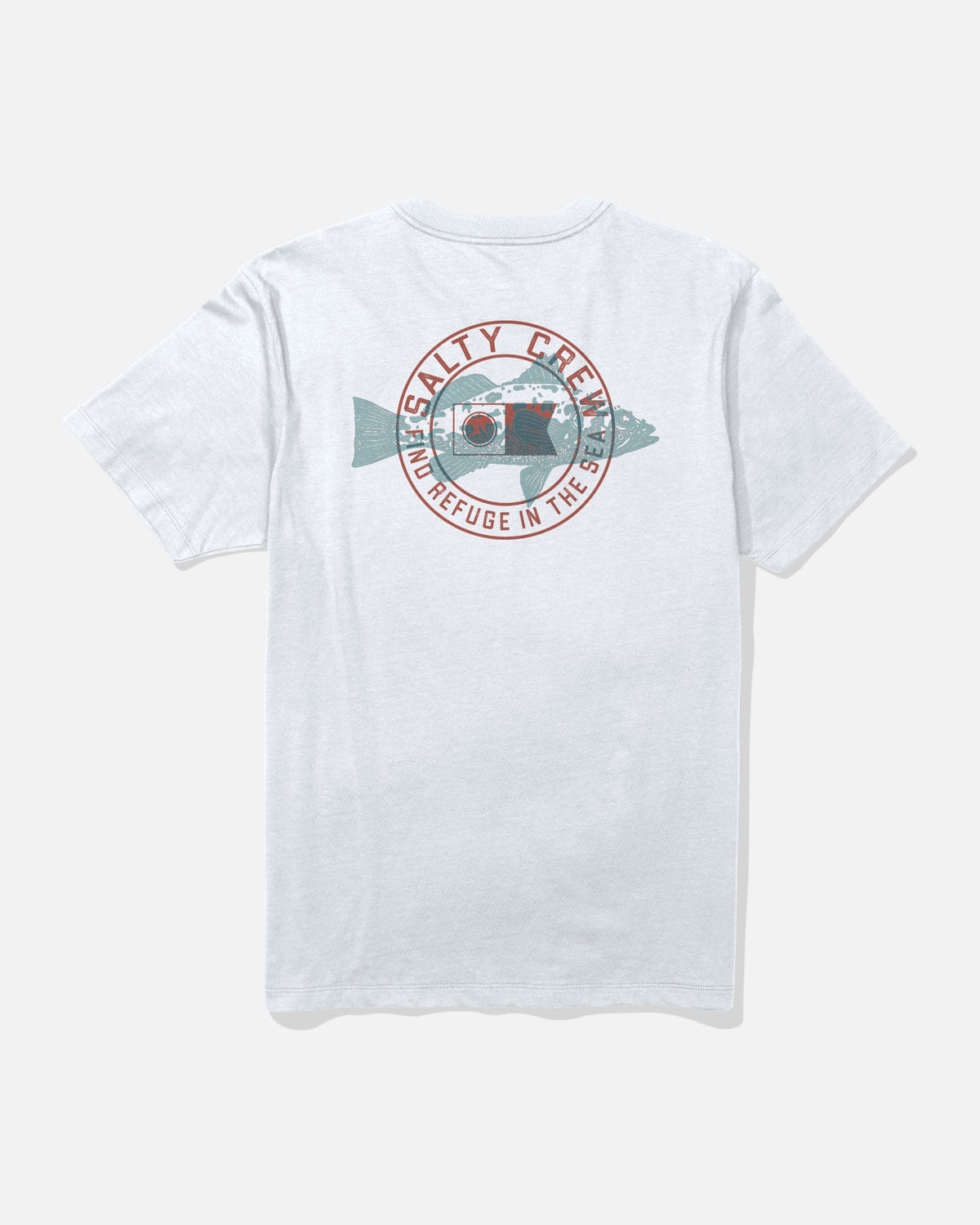 Salty Crew KRITTER STAMP SS TEE - White